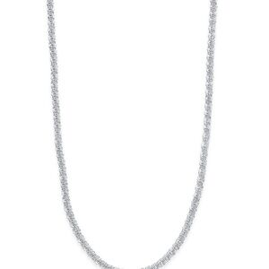 Giani Bernini Sterling Silver Sparkle Link Chain Necklace 20